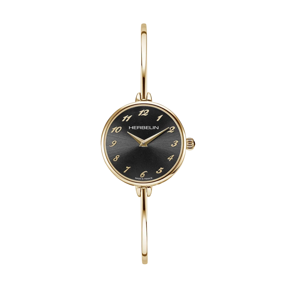 Montre Herbelin Fil Dame ronde jaune